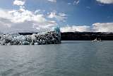 Huge glacier floe