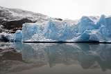 Grey glacier mirrored